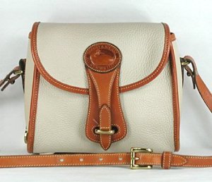 Vintage Dooney and Bourke All-Weather Leather R25 Medium Essex Shoulder Bag